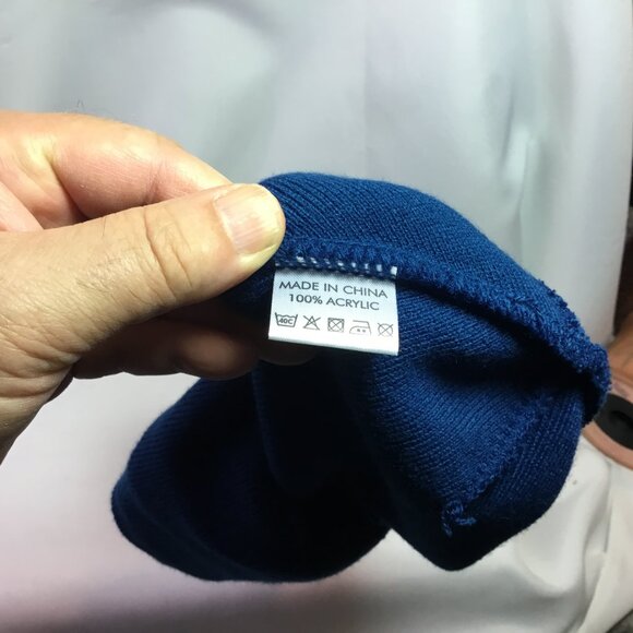 Dutch Bros Coffee Beanie Hat Patch Blue Winter Hat Snowboarding - Picture 5 of 5
